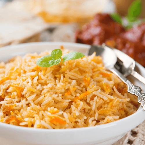 Riz express à l'indienne, biryani