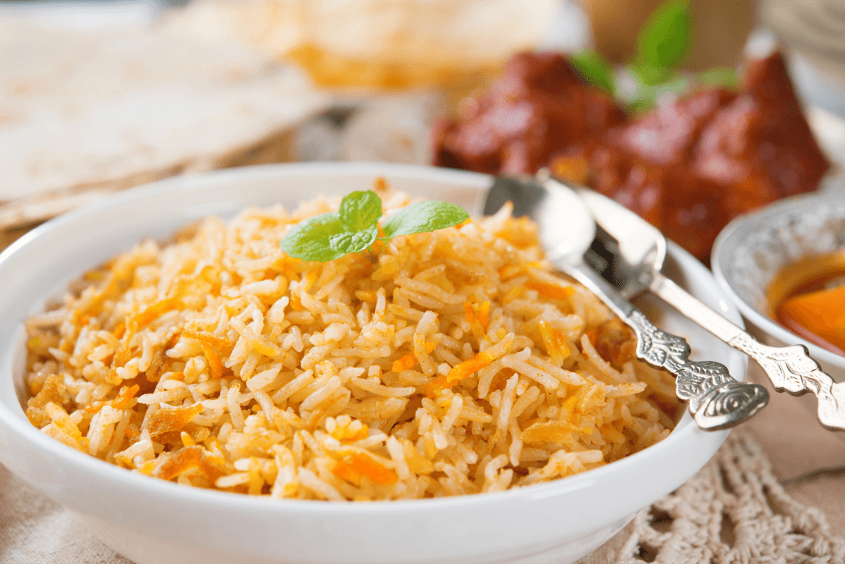 Riz express à l'indienne, biryani