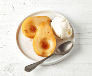 Poires caramélisées au Montbazillac