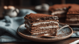 Gâteau au chocolat et aux Petits LU