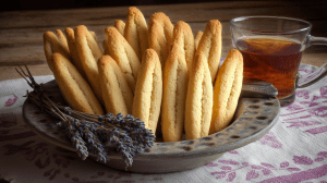 Navettes de marseille, recette traditionnelle de navettes dans une assiette provençale