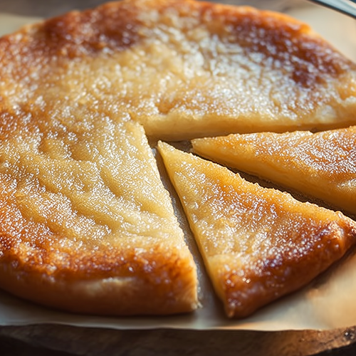 Galette de Pérouges, tarte au sucre traditionnelle de l'Ain