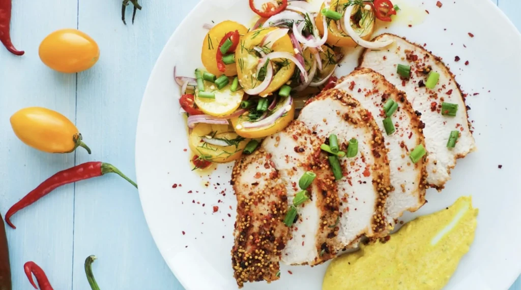 exemple d’un repas avec la box repas à cuisiner quitoque