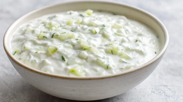 raita traditionnel, sauce au concombre et au yaourt typique de l'Inde
