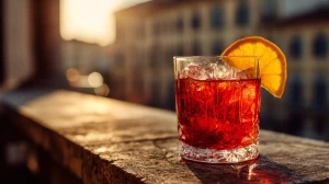 Cocktail americano au Campari et au Vermouth
