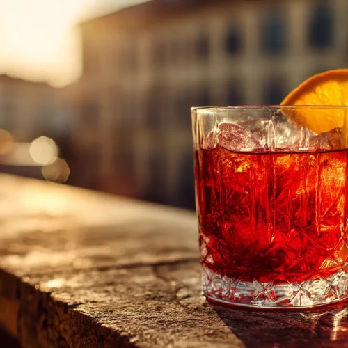 Cocktail americano au Campari et au Vermouth